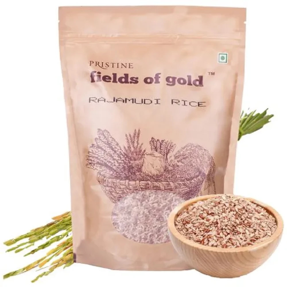 PRISTINE Fields Of Gold - Rajamudi Rice, 1 kg-1.webp